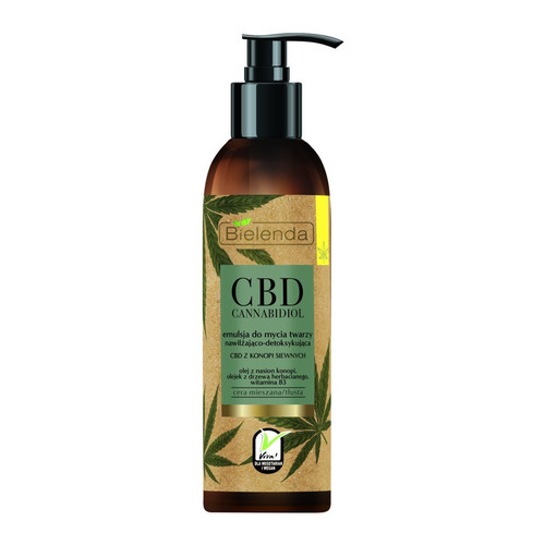 Bielenda CBD Cannabidiol Moisturising Detoxifying Face Wash Vegan 150g