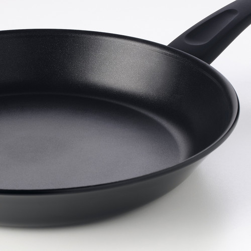 HEMLAGAD Frying pan, black, 28 cm