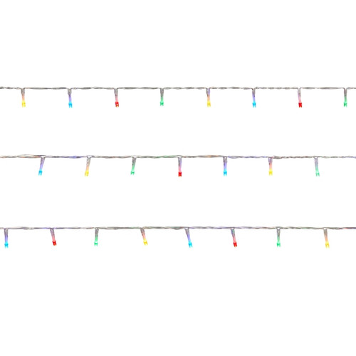 LED Lighting Chain 240 LED 14.3 m, transparent, outdoor, multicolour