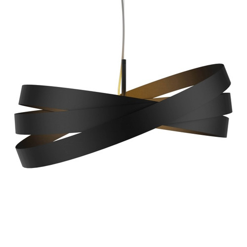 Pendant Lamp GoodHome Agiou 3x E27, matt black