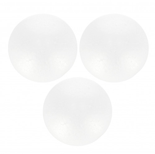 Christmas DIY Decoration Styrofoam Bauble 80mm 12pcs