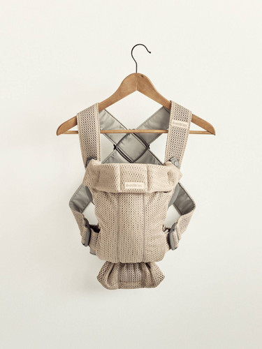 BABYBJÖRN - Baby Carrier MINI 3D Mesh, Grey Beige 0-12m