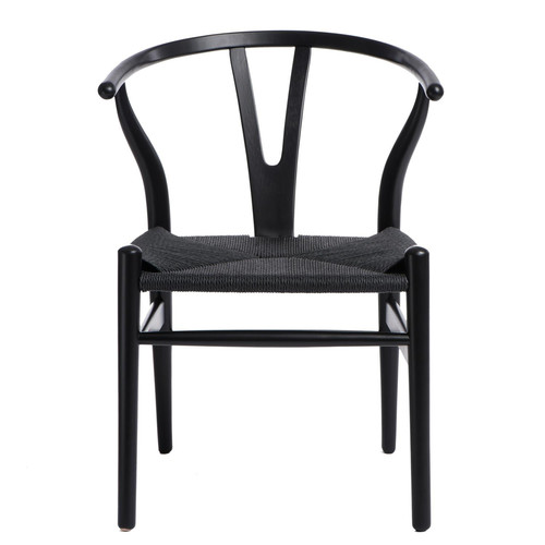 Chair Wicker, black