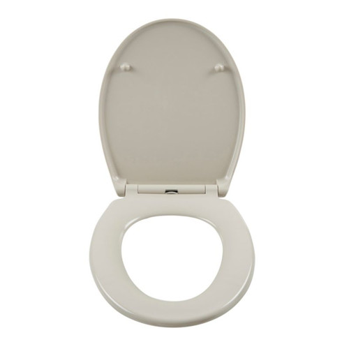 Cooke & Lewis Duroplast Soft-close Toilet Seat Diani, beige