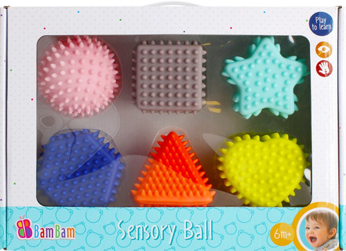 Bam Bam Sensory Ball 6pcs 6m+