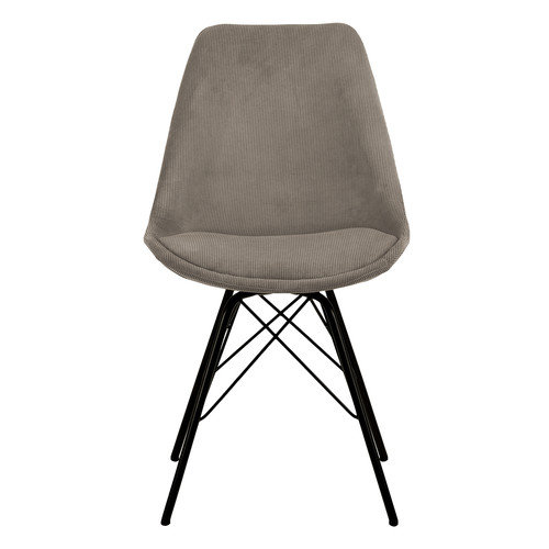 Chair Eris, corduroy, grey