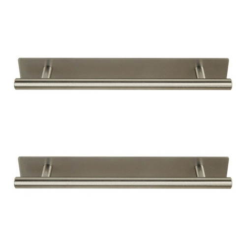 Furniture Handle Annatto T 220 mm, brushed nickel, 2-pack