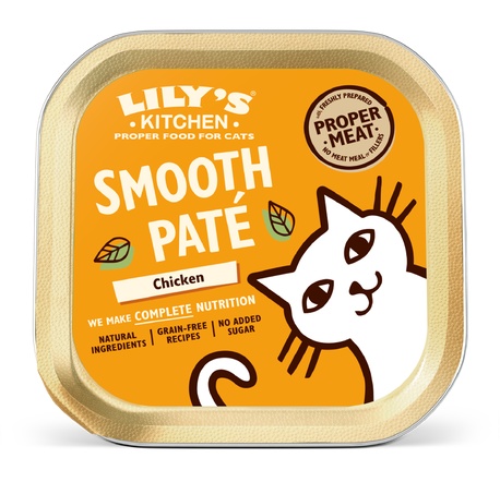 Lily's Kitchen Cat Food Chicken Paté/Classic Chicken Dinner 85g