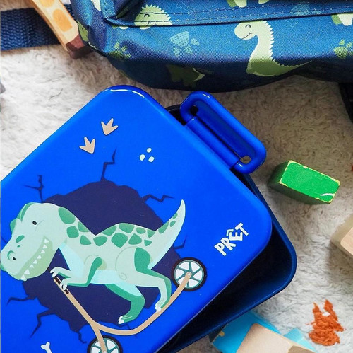 Pret Lunch Box Dino Navy