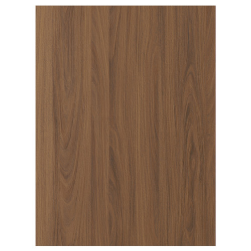 TISTORP Door, brown walnut effect, 60x80 cm