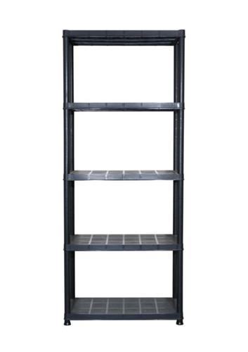 Plastic Shelving Unit 170 x 70 x 38 cm 5 Shelves