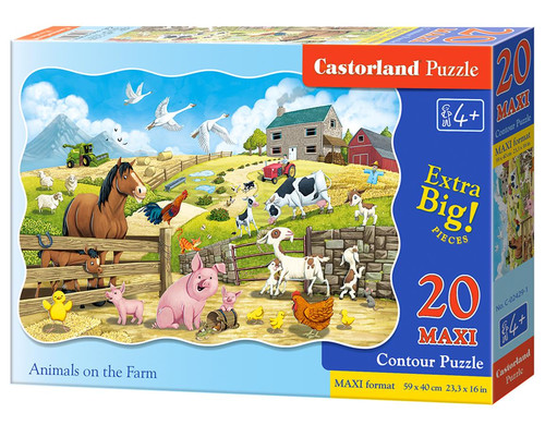 Castorland Children's Maxi Puzzle Animals on the Farm 20pcs 4+