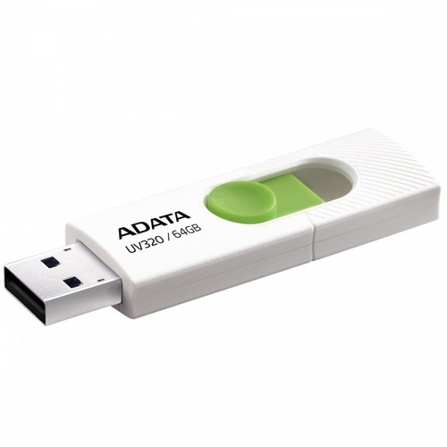 Adata Flash Drive UV320 64GB USB3.1 White-Green