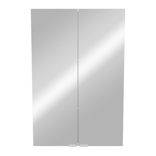 GoodHome Bathroom Mirror Cabinet Imandra 60 x 90 x 36 cm, grey
