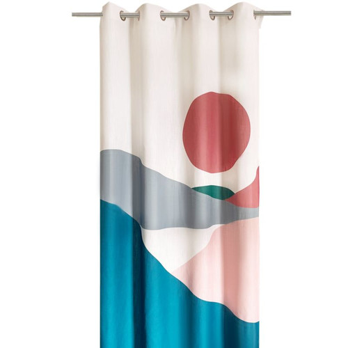 GoodHome Curtain Landscape 140x260 cm, multicolour