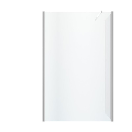 GoodHome Walk-in Shower Panel Beloya 80+45cm, chrome/transparent