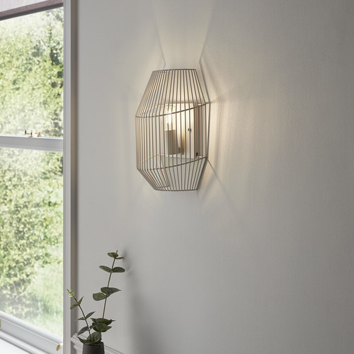 GoodHome Wall Lamp Tsolma 1-p E14, matt white
