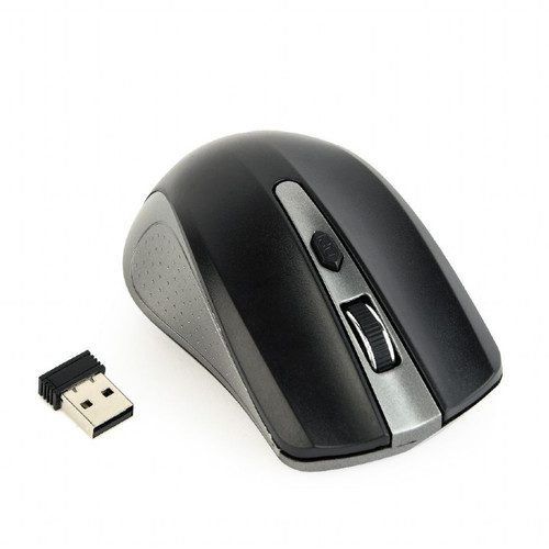 Gembird Wireless Optical Mouse, spacegrey/black