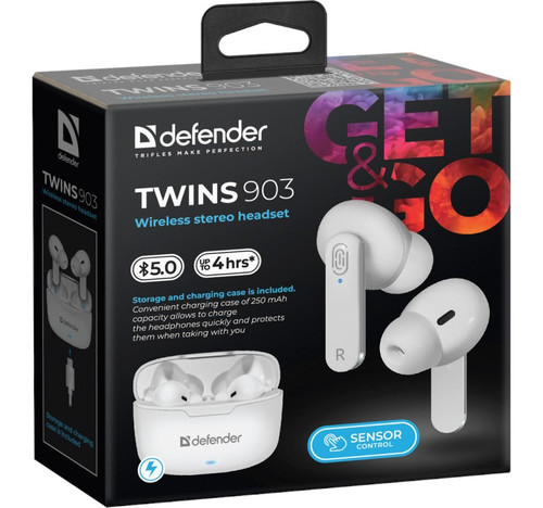 Defender Wireless In-ear Headphones Earphones Twins NS903