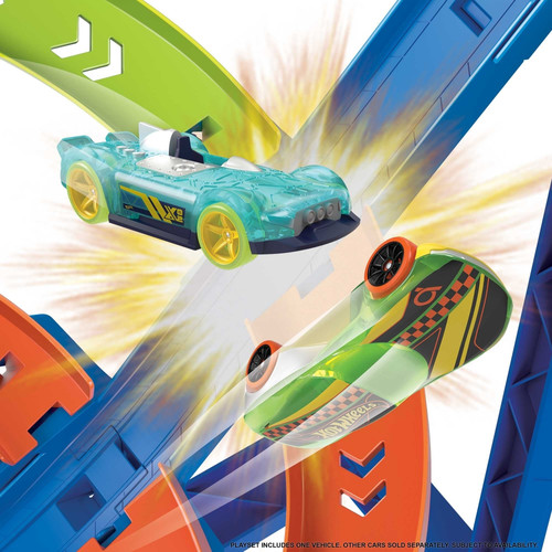 Hot Wheels® Action Spiral Speed Crash™ Track Set, With 1 Hot Wheels® Car HGV67 5+