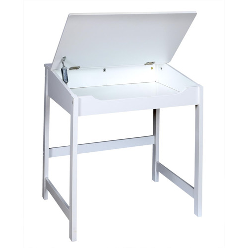 Children's Desk with Storage Charlie, white