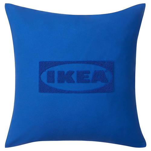 AURTIENDE Cushion cover, blue, 50x50 cm