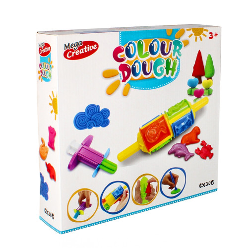 Mega Creative Colour Dough Playset with Modelling Compound 3+