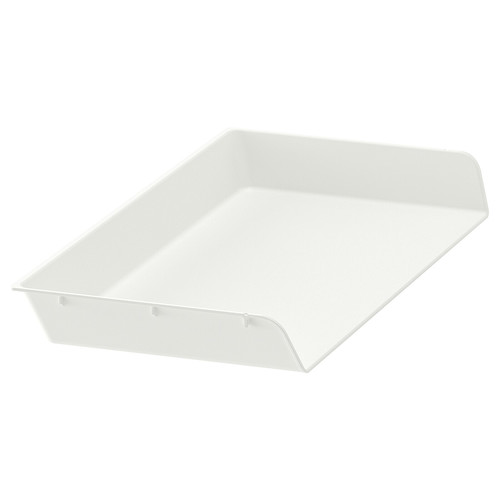 UPPDATERA Adjustable add-on tray, white, 25x50 cm