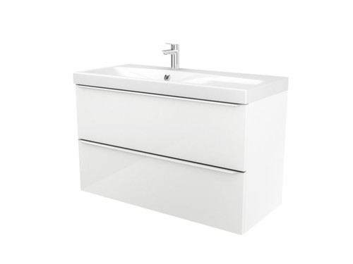 Wall-mounted Basin Cabinet GoodHome Imandra 100cm, white