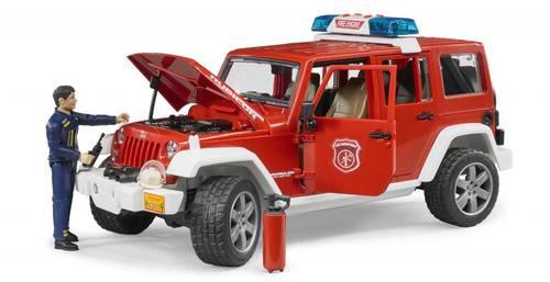 Bruder Jeep Wrangler Fire Department 4+