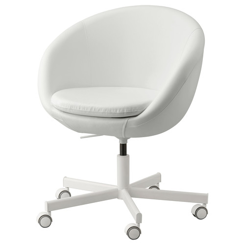 SKRUVSTA Swivel chair, Ysane white