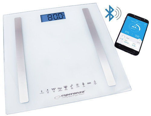 Esperanze B.Fit 8in1 Bluetooth Bathroom Scales - White