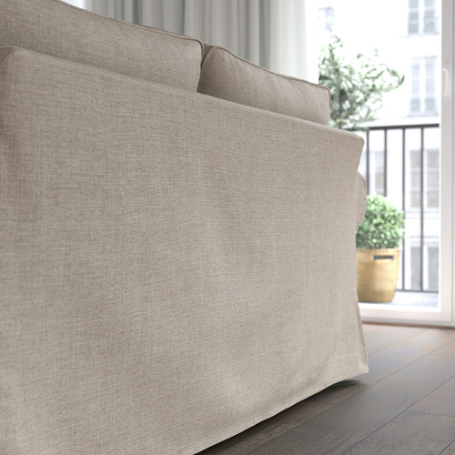 EKTORP 2-seat sofa, Kilanda light beige