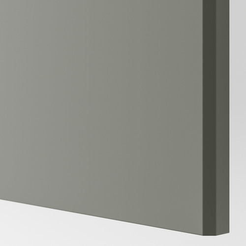 REINSVOLL Door, grey-green, 50x229 cm