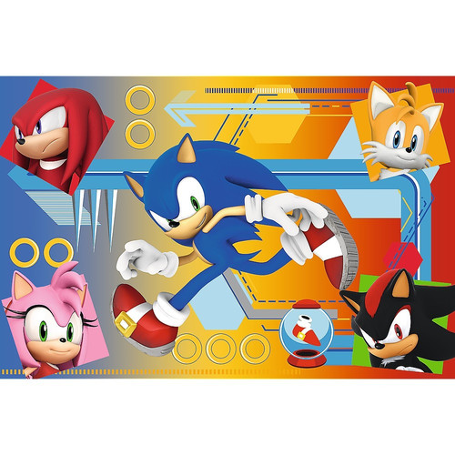 Trefl Children's Puzzle Sonic in Action 60pcs 4+