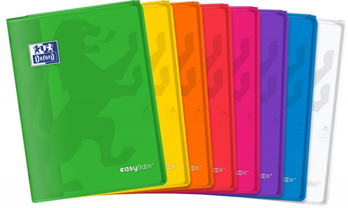 Notebook A4 60 Pages Squared Oxford Easybook 1pc, assorted colours