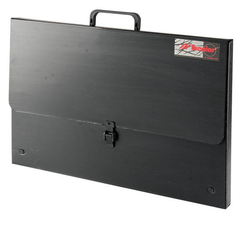 Carry Case for Drawings PVC B3 3cm, black