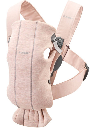 BABYBJÖRN Baby Carrier MINI 3D Jersey, Light pink