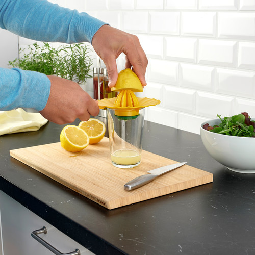 UPPFYLLD Lemon squeezer, bright yellow/bright green, 15 cm