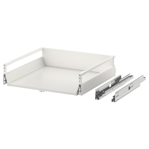 EXCEPTIONELL Drawer, medium with push to open, white, 60x60 cm