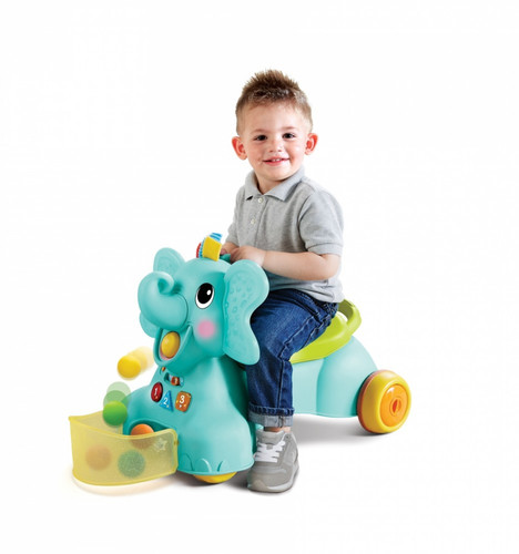 B-Kids 3in1 Sit, Walk & Ride Elephant 6m+