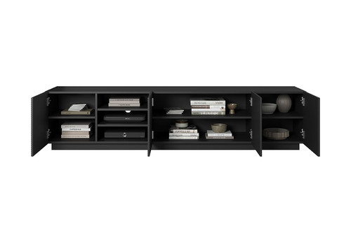 TV Cabinet Asha 200 cm, matt black