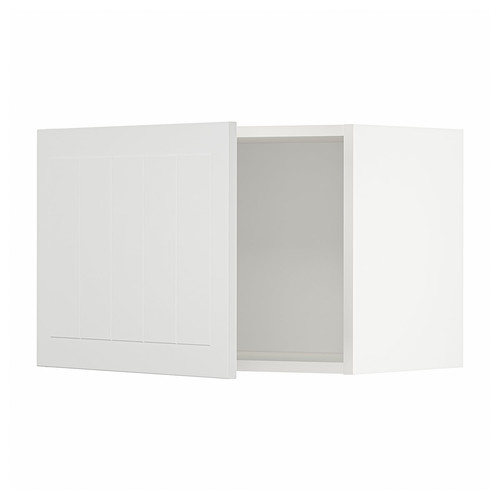 METOD Wall cabinet, white/Stensund white, 60x40 cm