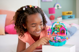 Polly Pocket Peacock Garden Compact HWN97 4+