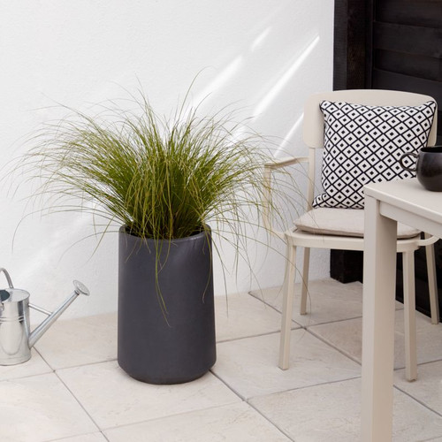 Verve Plant Pot High, outdoor, 30cm, matt dark grey