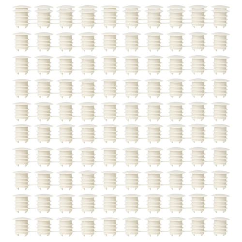 KOMPLEMENT Cover cap, grey-beige, 100 pack