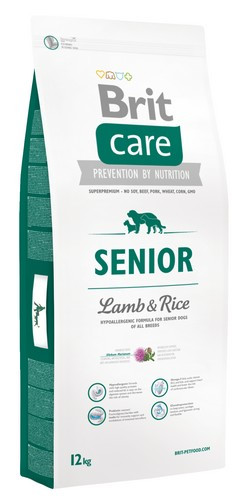 Brit Care Dog Food New Senior Lamb & Rice 12kg