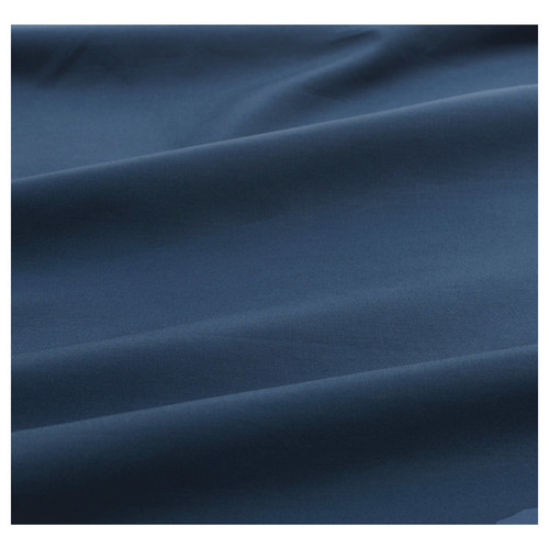 ULLVIDE Fitted sheet, dark blue, 90x200 cm