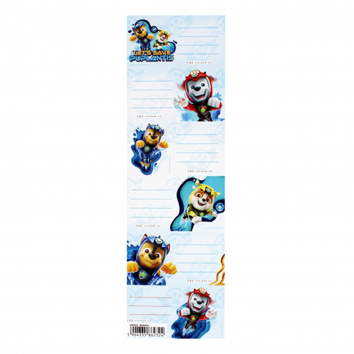 Starpak Label Stickers for Notebooks Paw Patrol 25-pack