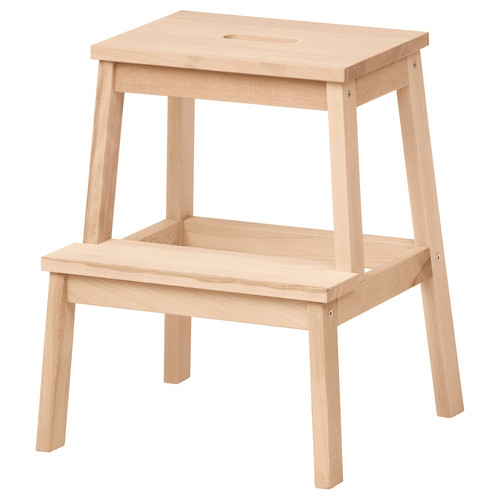 BEKVÄM Step stool, beech, 50 cm